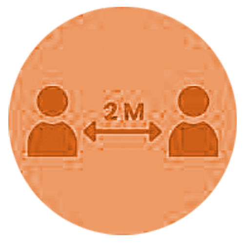 selalu menjaga jarak